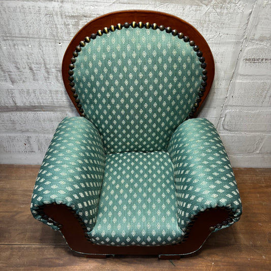 Vintage Dayton Hudson Victorian Parlor Arm Chair Doll Size