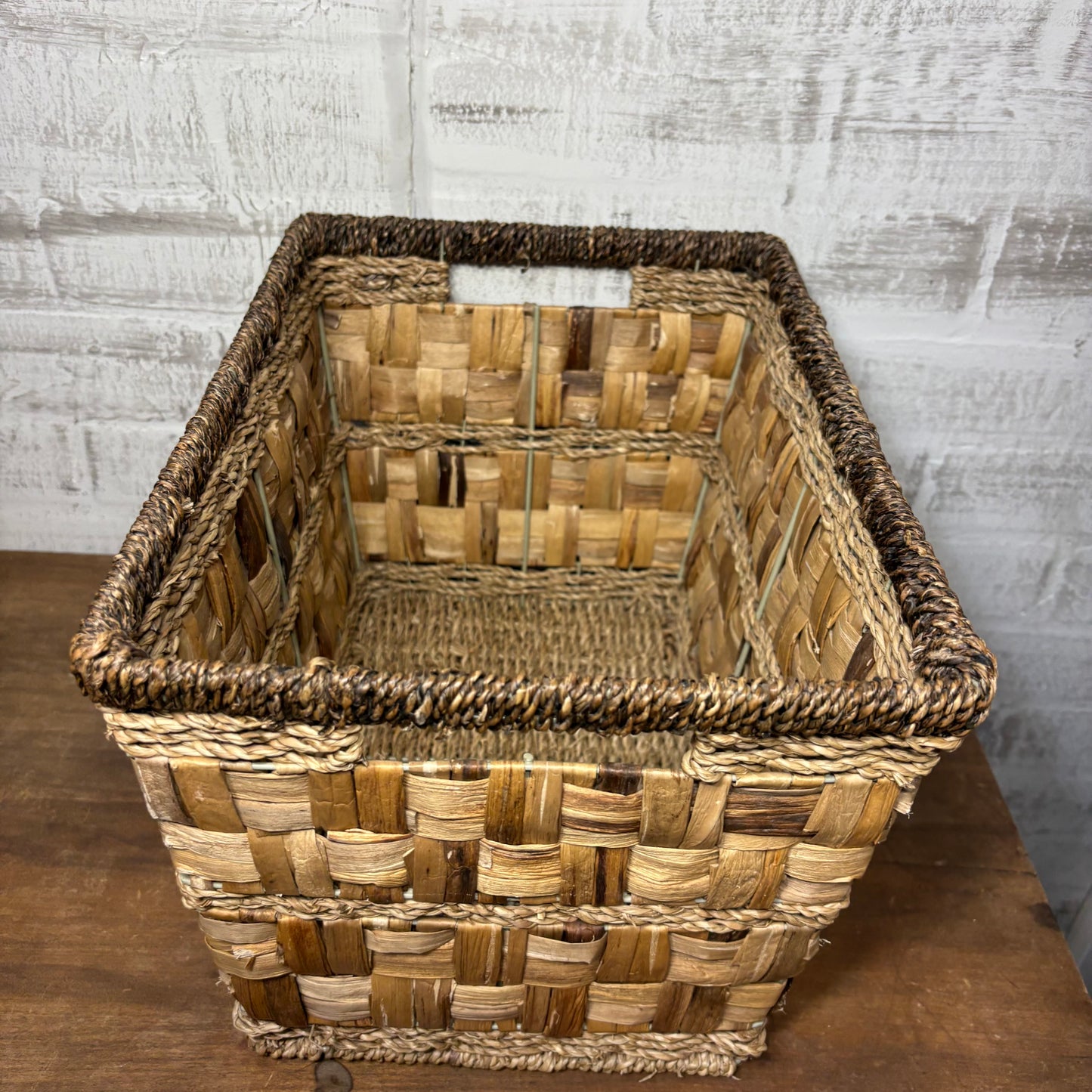 Seagrass Rope Rectangle Basket