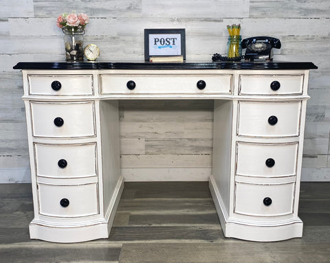 White “Hooker” Brand Desk