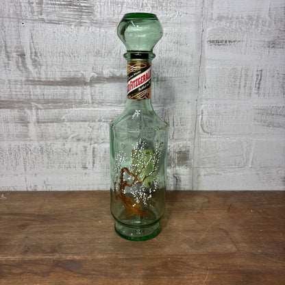 Vintage Old Fitzgerald Kentucky Bourbon Whiskey Glass Decanter