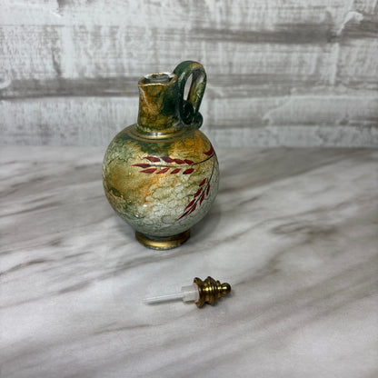 Vintage Miniature Hand-Painted Greek Perfume Bottle