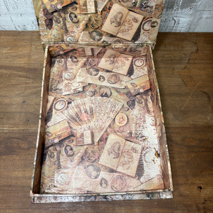 Vintage Angel Cherub Storage Box