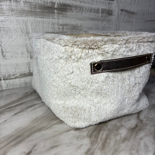 Faux Fur Soft Storage Bin