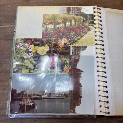 Vintage Snowy Mountain Photo Album