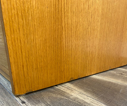 2 Drawer Oak File Cabinet