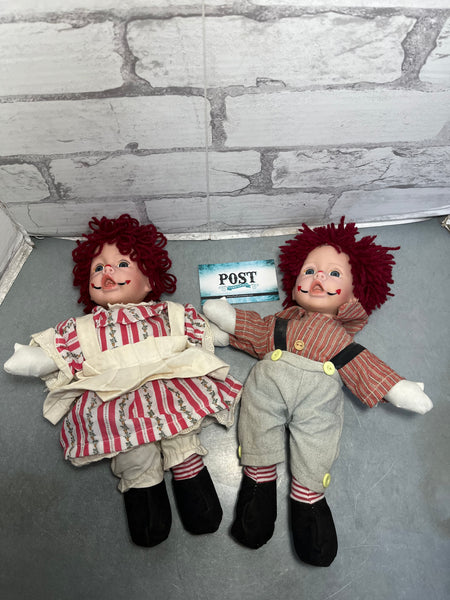 Raggedy Ann and Andy Broadway Collection Doll Set