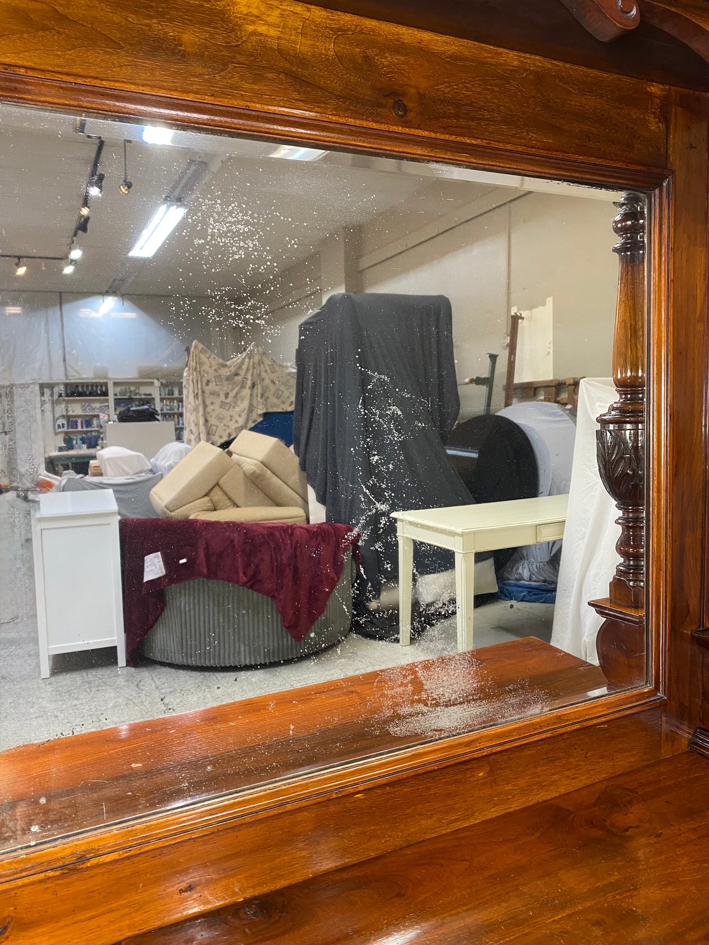 Late Victorian Antique Hutch Buffet