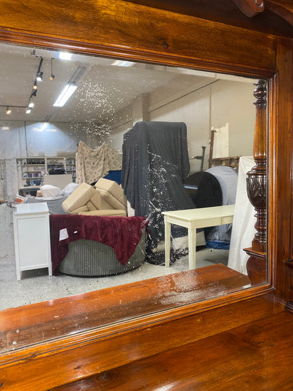 Late Victorian Antique Hutch Buffet