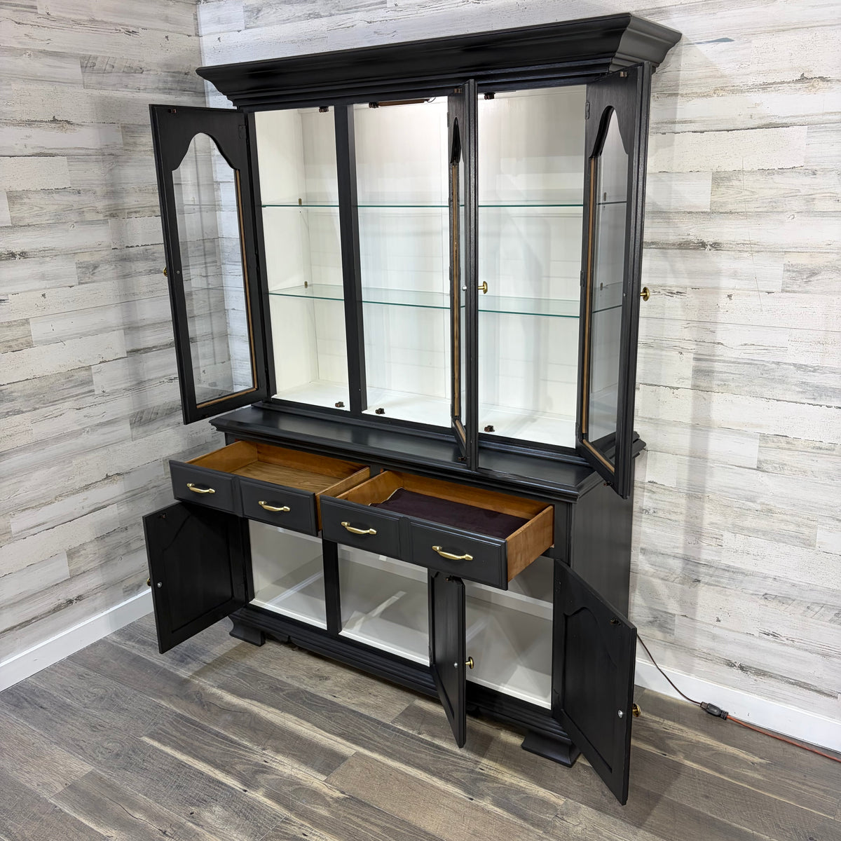Black Kincaid China Hutch