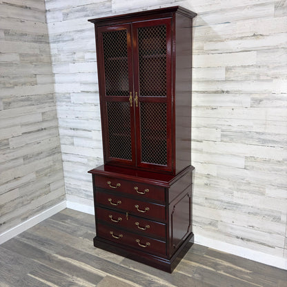 Vintage File Cabinet W/ Hutch