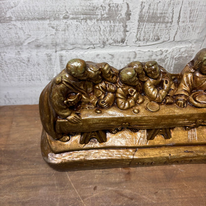 “The Last Supper” Hanging Chalkware Sculpture