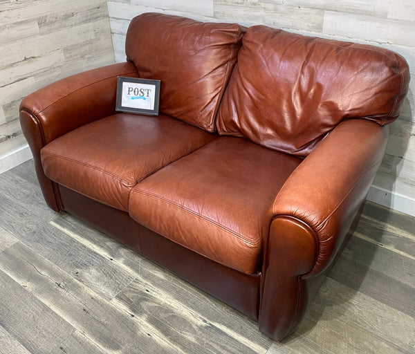 Leather Couch & Loveseat Set