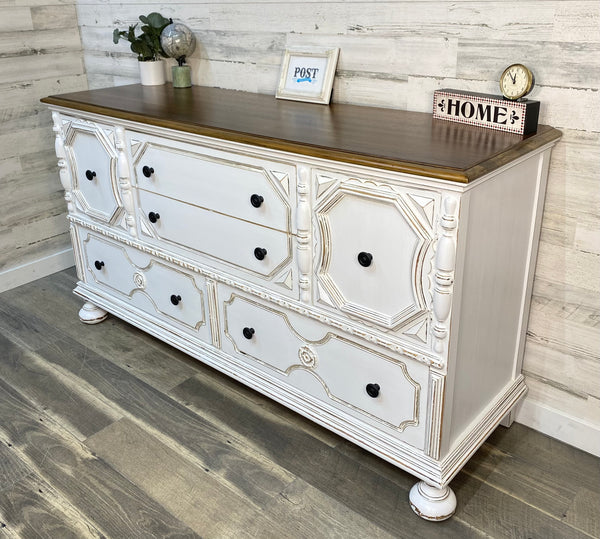 Antique White Buffet