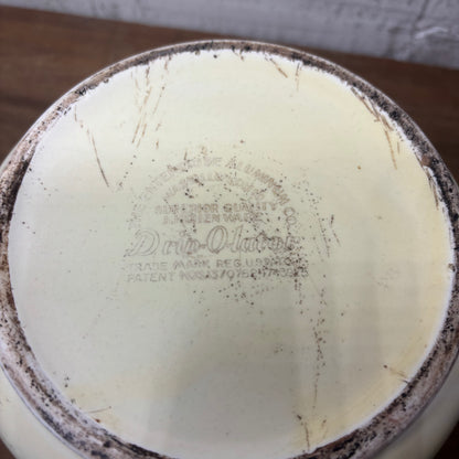 Antique Hall "Crocus" Meltdown Coffee Pot Planter Pot