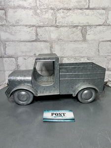 Galvanized Metal Planter Truck