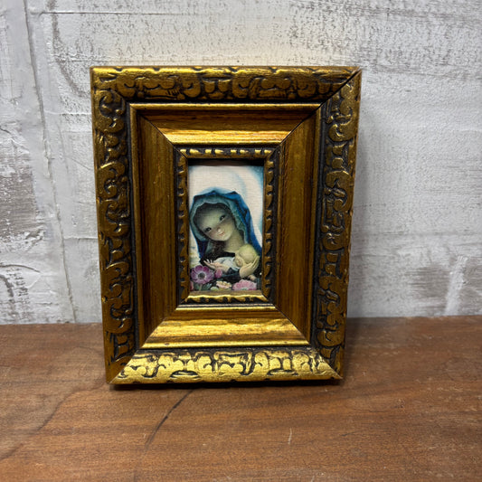 Vintage Mother And Child Print