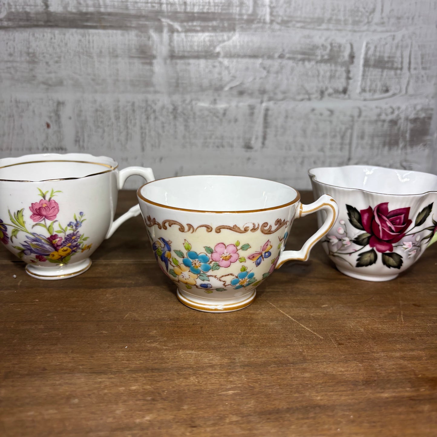 Vintage Teacup Set Of 4 #2