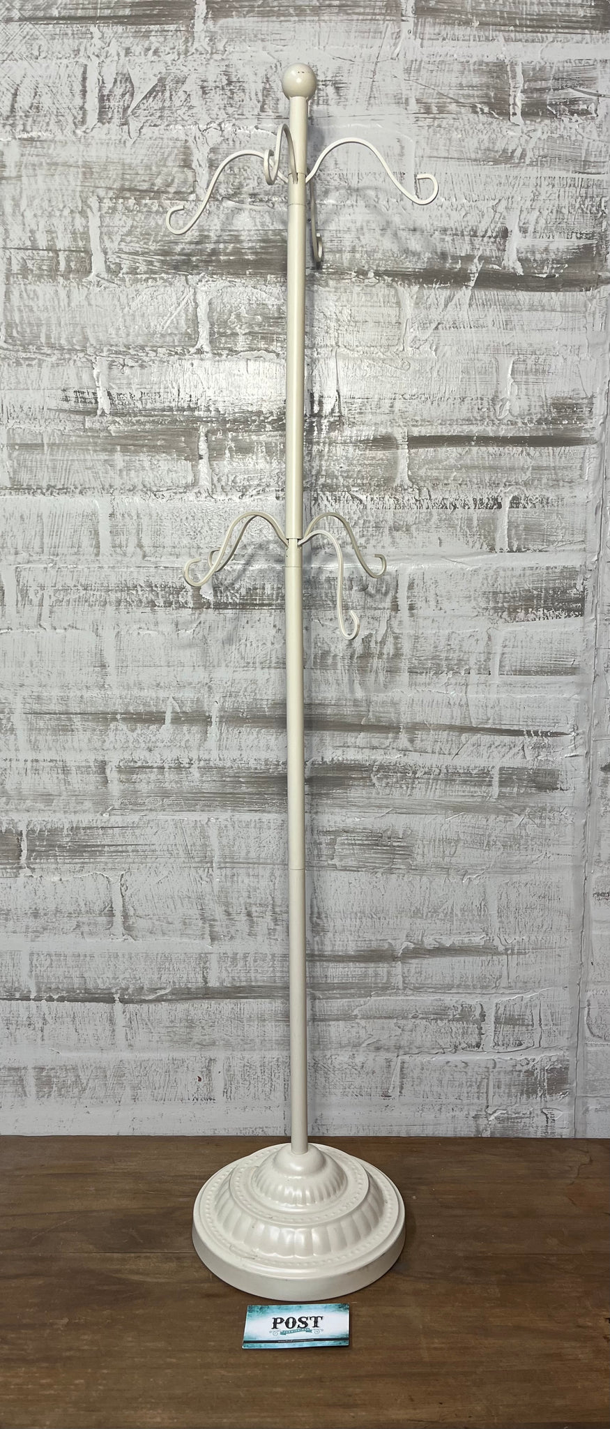 White Purse/ Decorative Holder Stand