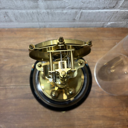 Vintage German Kundo Floral 400 Day Torsion Anniversary Mantel Clock