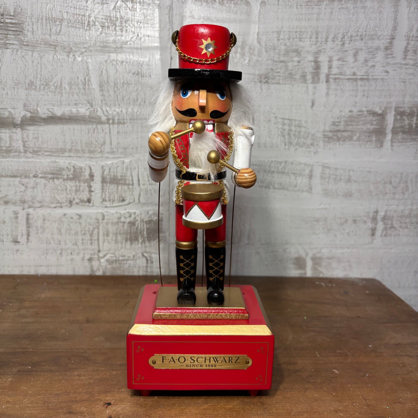 FOA Schwarz 12 Inch Wooden Musical Prince Nutcracker