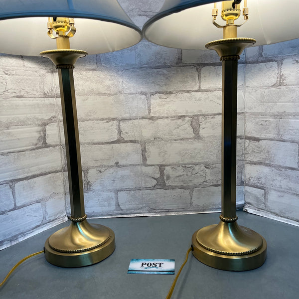 Brass Set Of Two Table Lamps