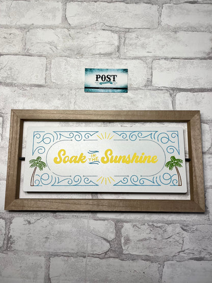 Floral Spring And Summer Flip Sign