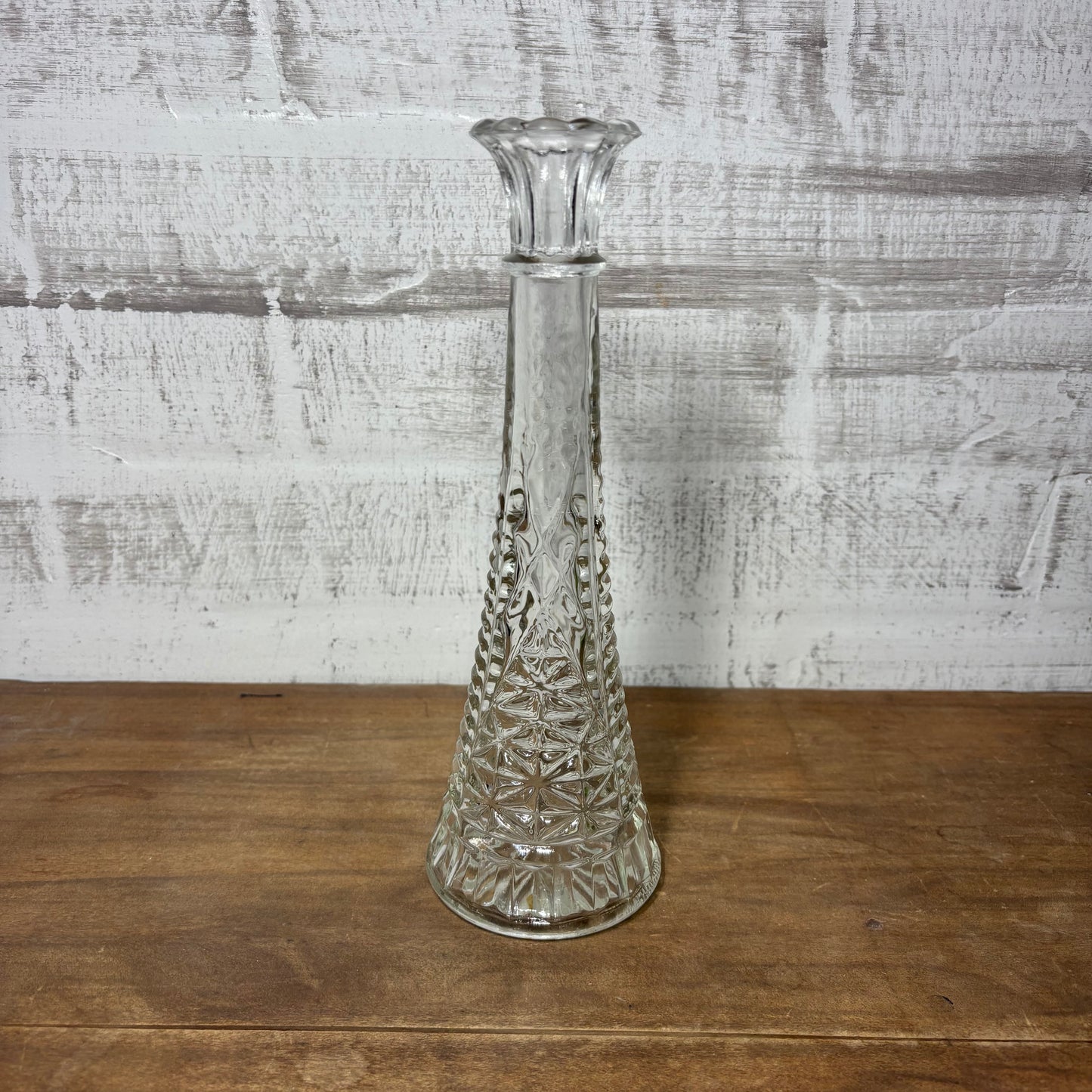 Glass Starburst Design Vase
