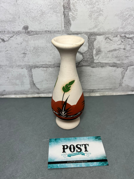 Vintage Native Hand Painted Pottery Vase