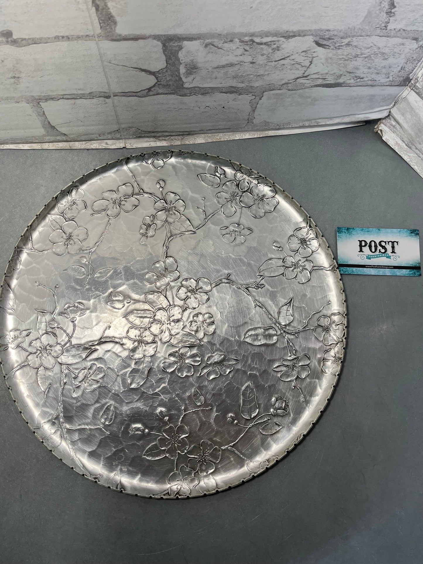 Handmade Aluminum Floral Tray