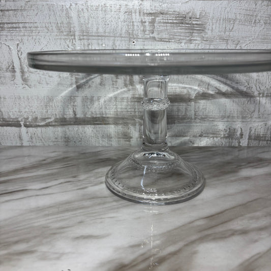 Vintage Glass Cake Stand
