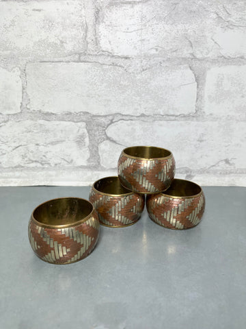 Copper And Brass Napkin Holders