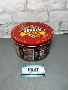 Vintage Quaker Oats Tin Can