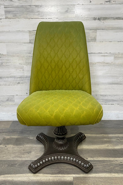 Mid Century Dining Set Green Chairs MetalCraft