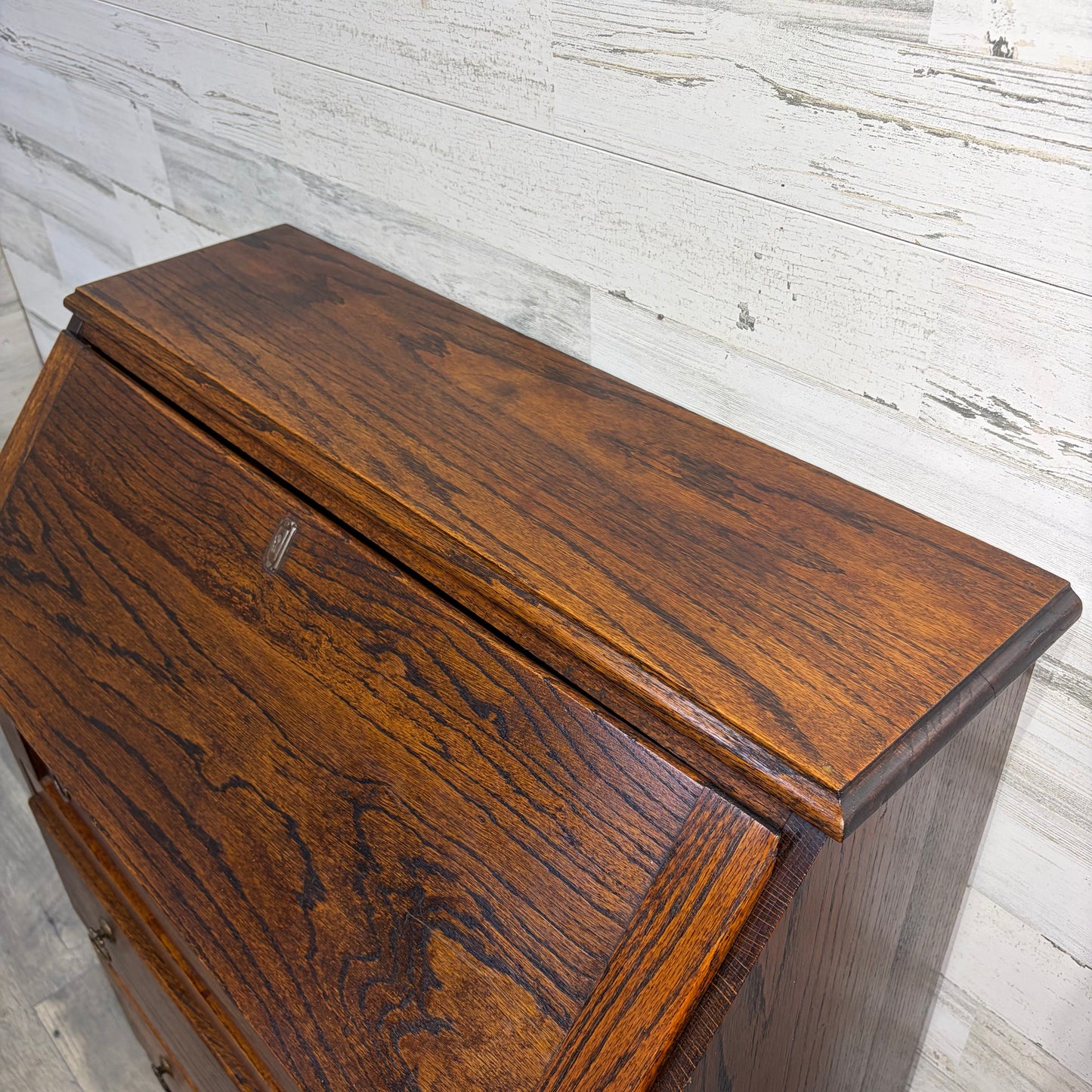 Antique Oak Secretary Desk