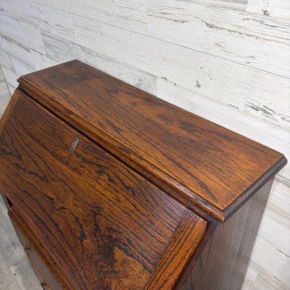 Antique Oak Secretary Desk