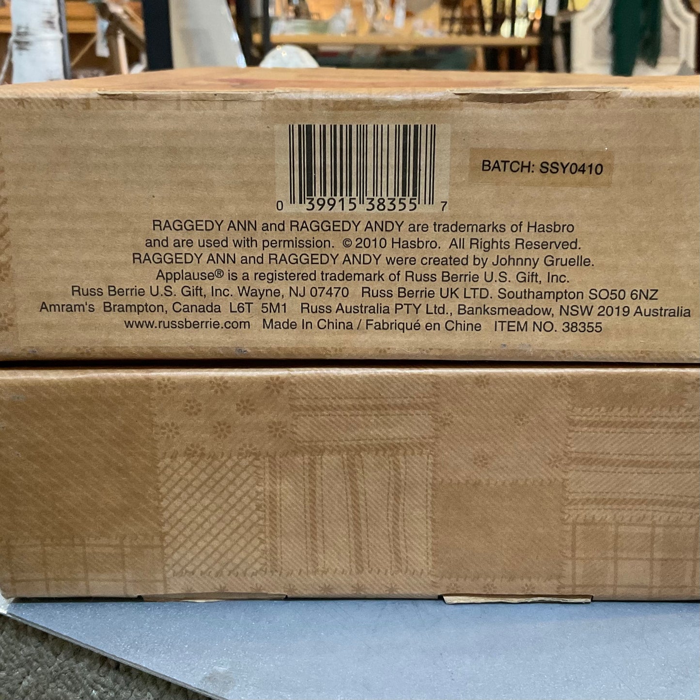 Raggedy Ann & Andy Dolls W/ Certificate Of Authenticity New In Box Set