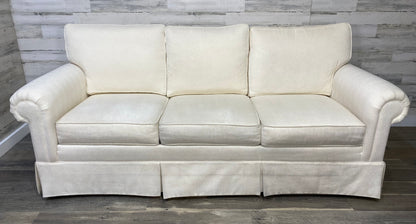 Ethan Allen Cream White Couch