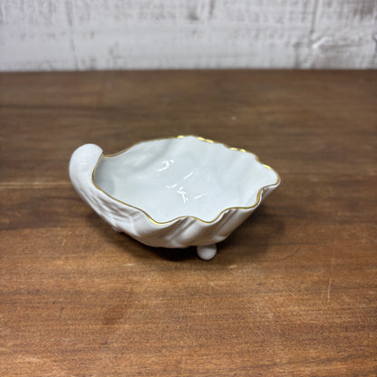 Vintage MMA Porcelain Oyster Shaped Trinket Dish