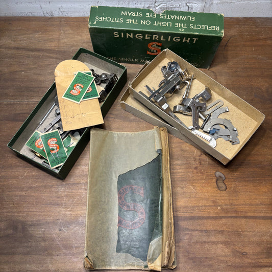 Vintage Singer Sewing Machine Accessories Kit