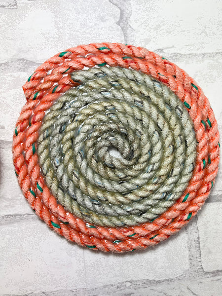 Western Coiled Rope Coaster Set