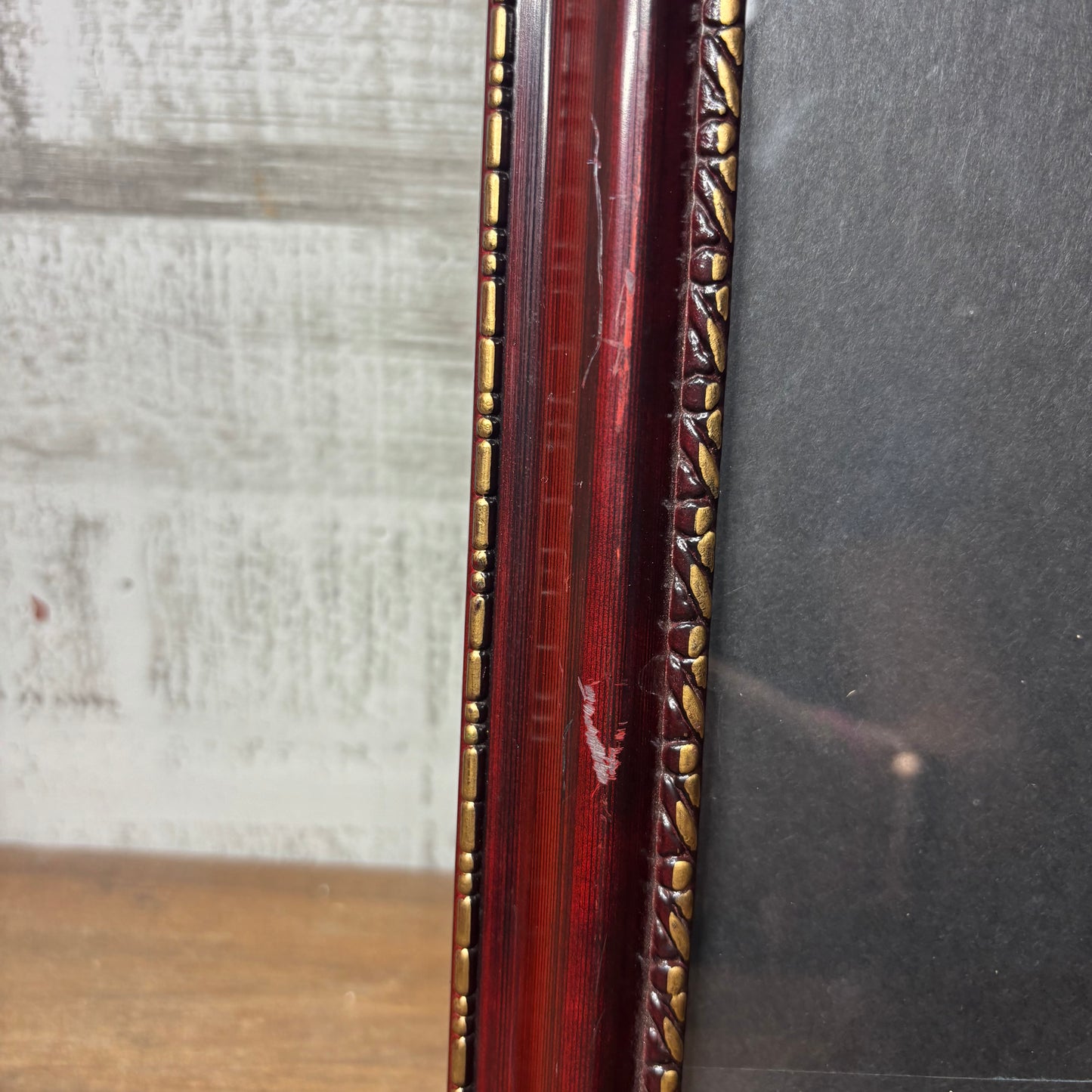 Burgundy Ornate Frame