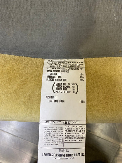 Set Of 2 Wingback Yellow Chairs