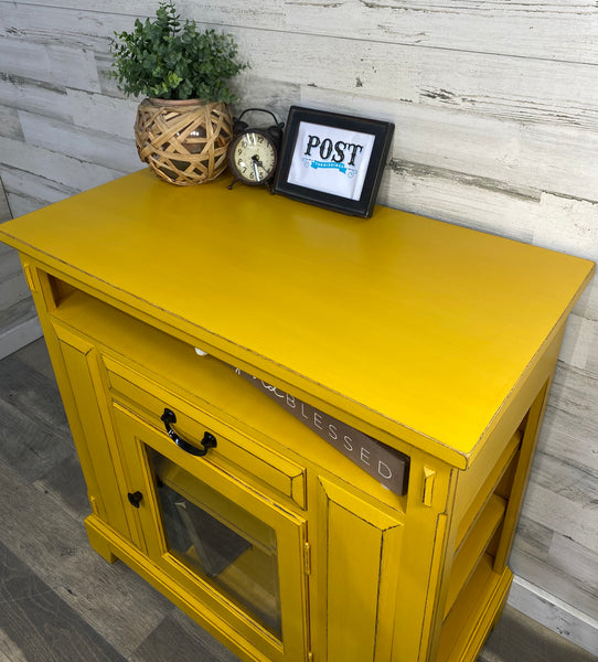 Yellow Tv Stand Cabinet