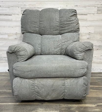 Gray Rocker Recliner Chair