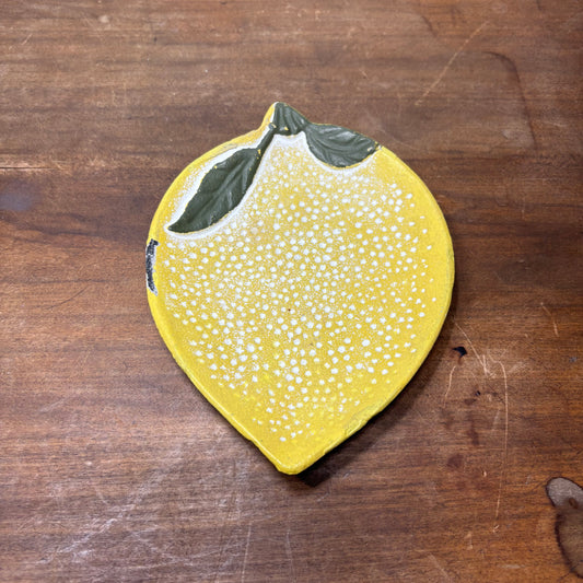 Lemon Cast Iron Spoon Rest or Wall Decor