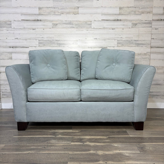 Bauhaus Blue Loveseat Sofa Couch