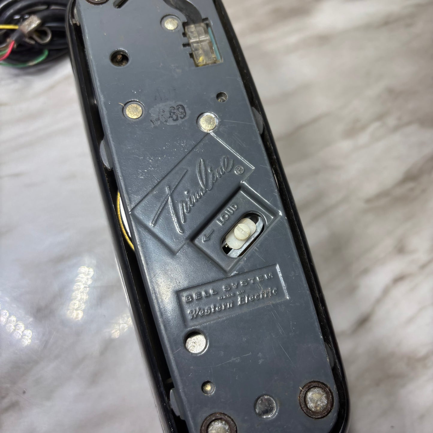 Telephone Western Electric Rotary Dial Trimline Phone