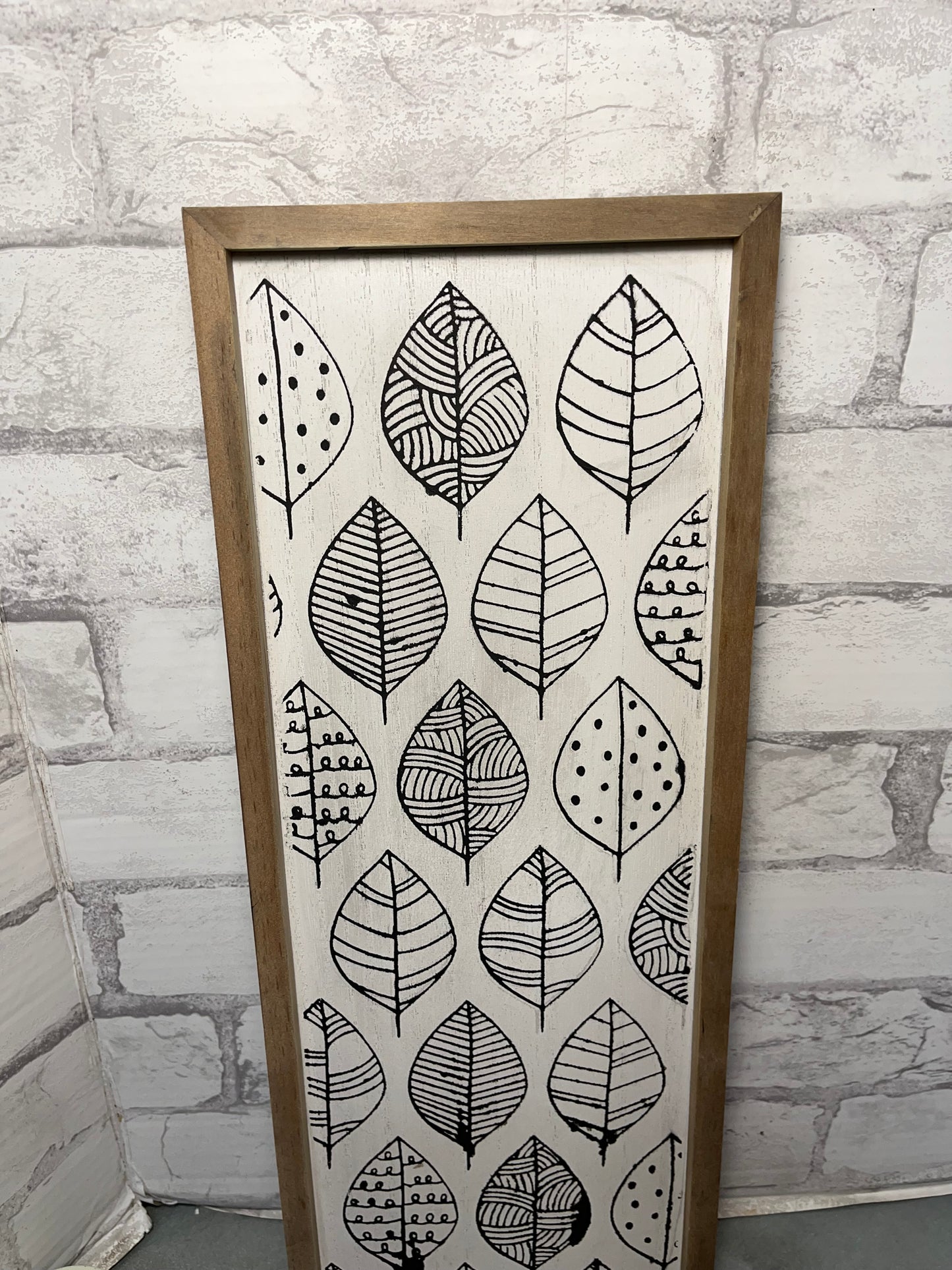Reversible Mushroom/ Leaf Wall Decor