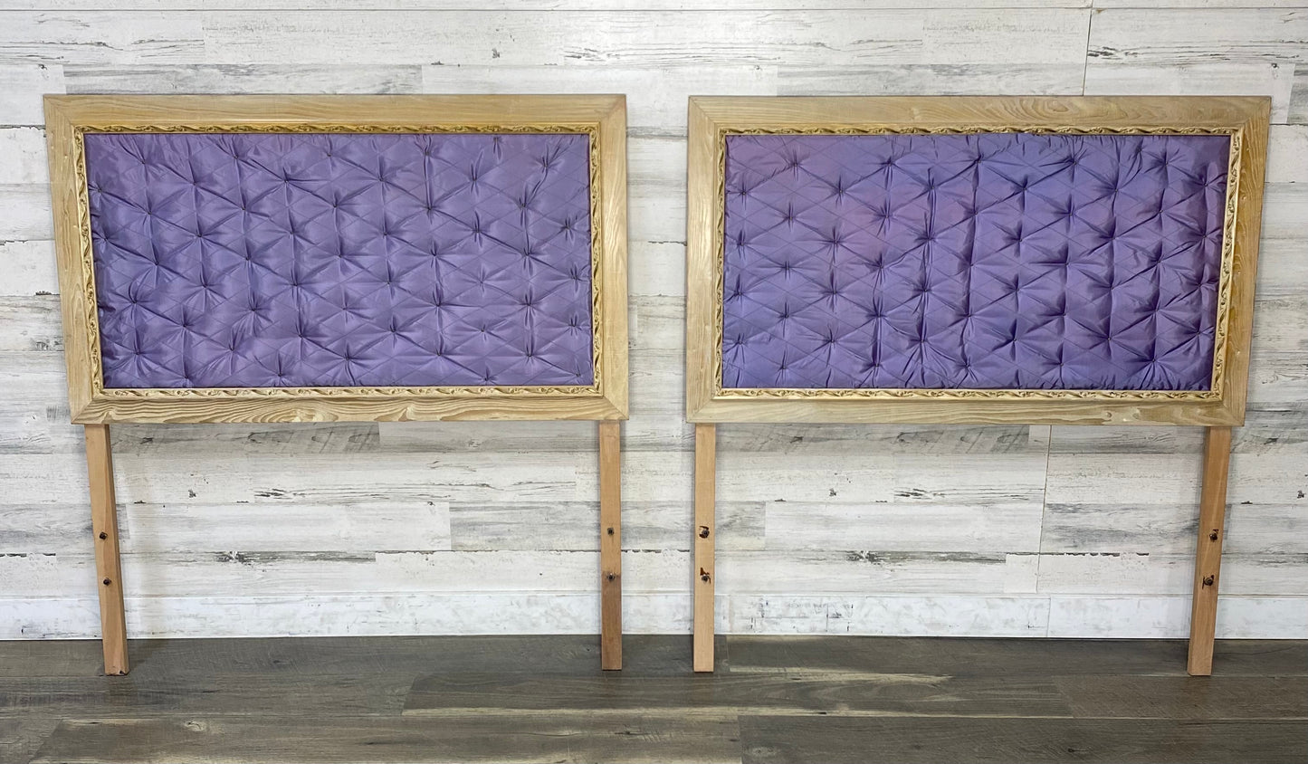 Set Of 2 Antique Twin Headboards