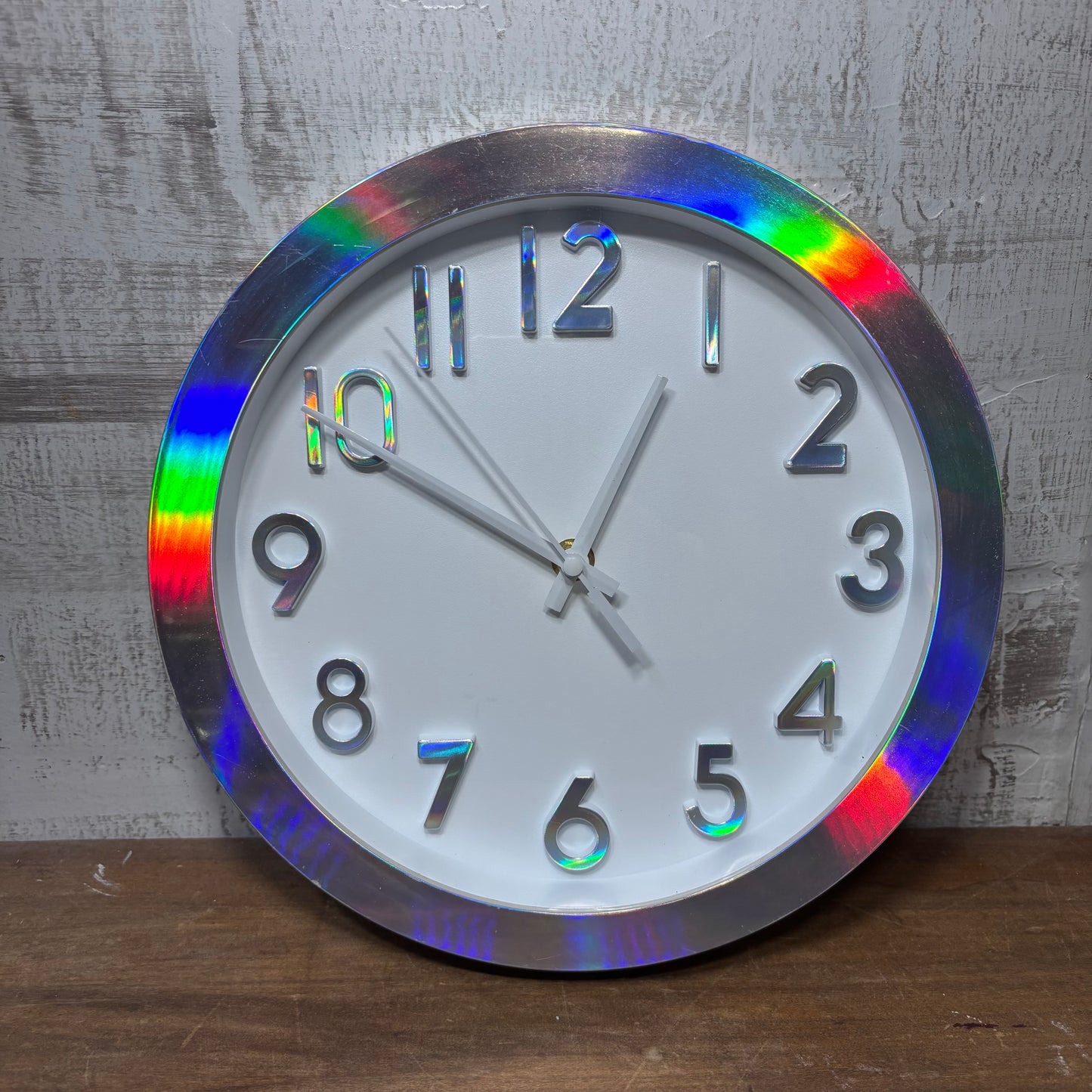 Iridescent Wall Clock